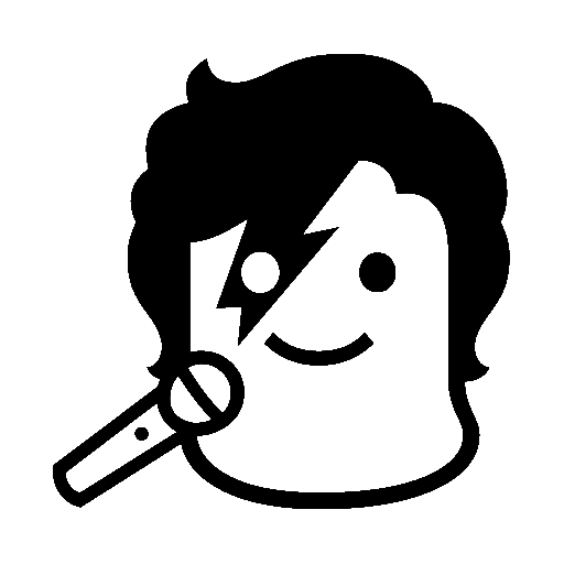 Singer as drawn by Noto Emoji in 15.0