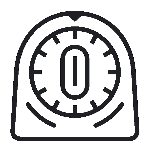 Timer Clock as drawn by Noto Emoji in 15.0