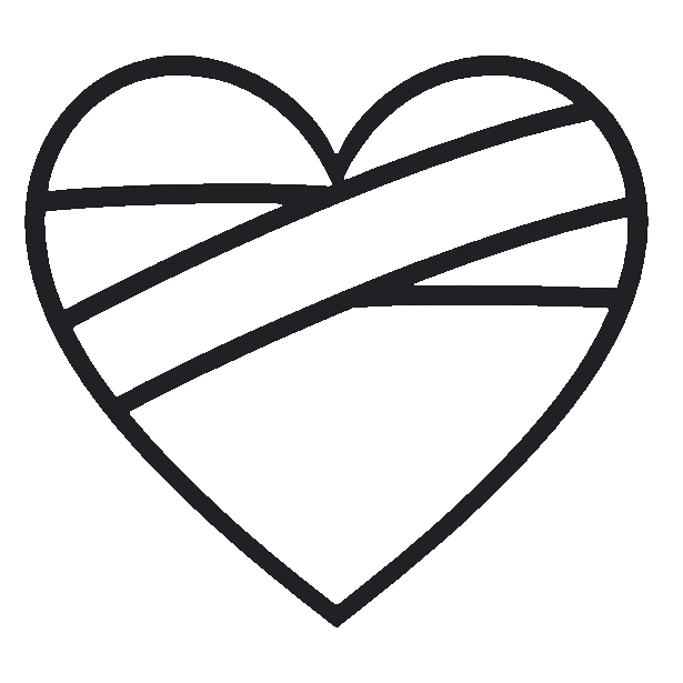 Mending Heart as drawn by Noto Emoji in 15.0