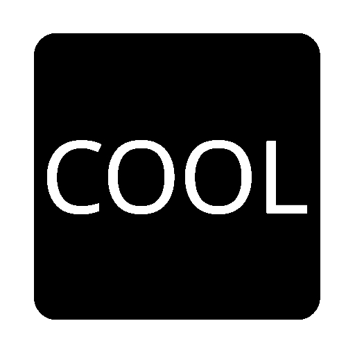 COOL Button as drawn by Noto Emoji in 15.1