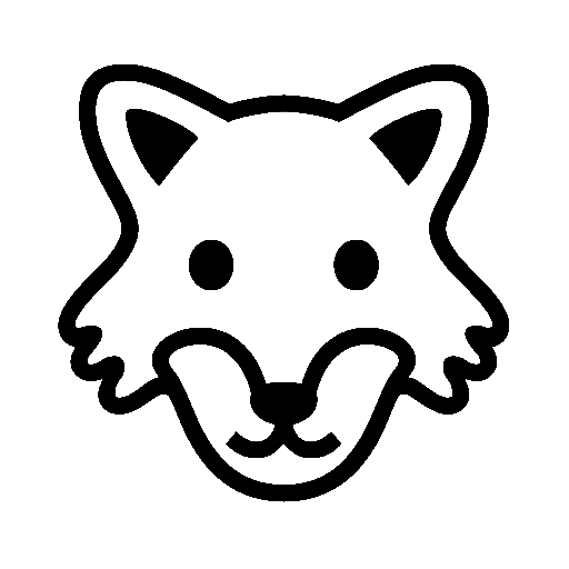 Wolf as drawn by Noto Emoji in 15.1