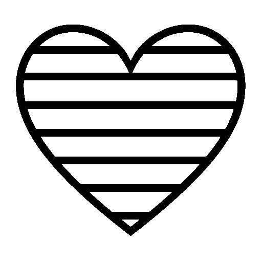 Blue Heart as drawn by Noto Emoji in 15.1