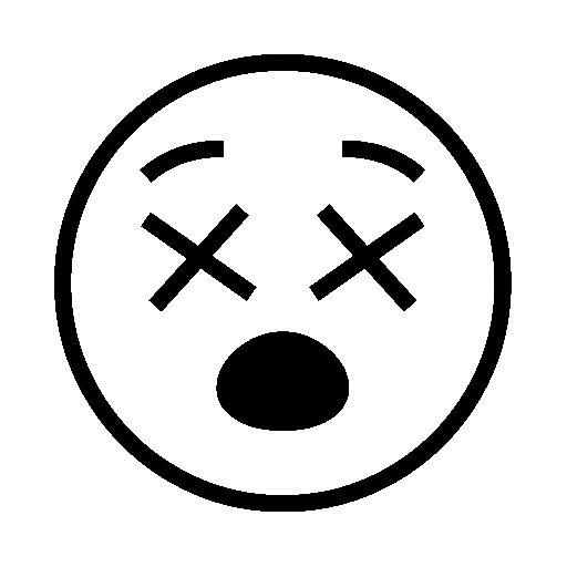 Face with Crossed-Out Eyes, the design in this release