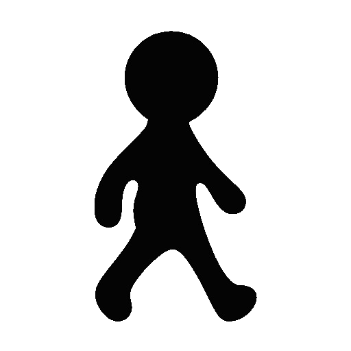 Person Walking Facing Right, the design in this release