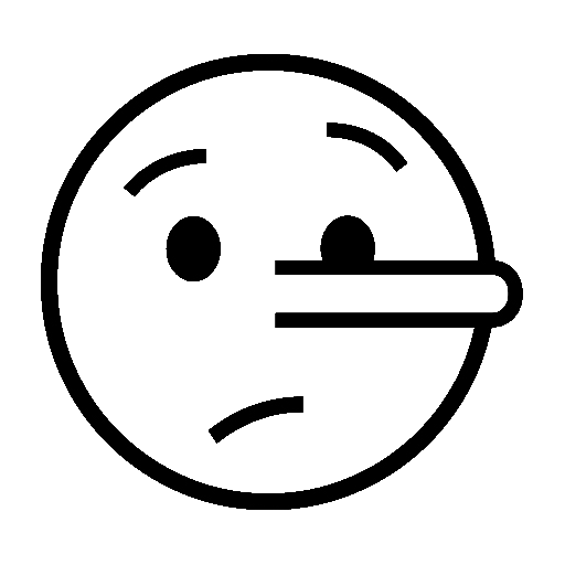 Rosto De Mentiroso as drawn by Noto Emoji in 15.1