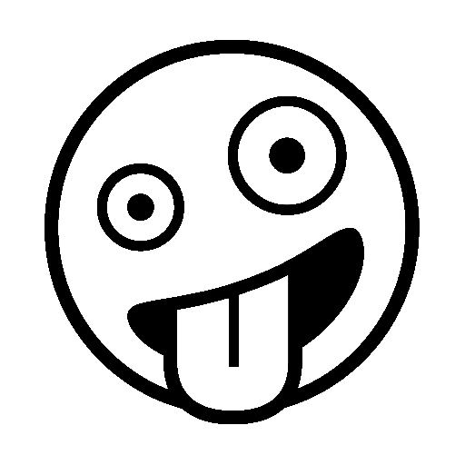 Zany Face as drawn by Noto Emoji in 15.1