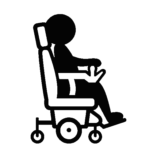 Person in Motorized Wheelchair Facing Right, the design in this release