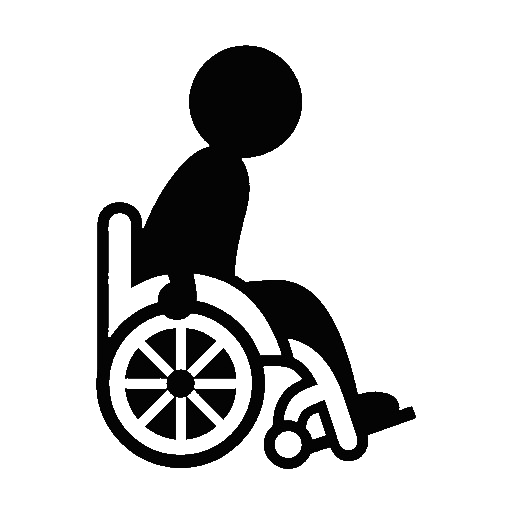 Person in Manual Wheelchair Facing Right, the design in this release