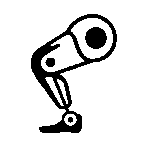 Mechanical Leg as drawn by Noto Emoji in 16.0