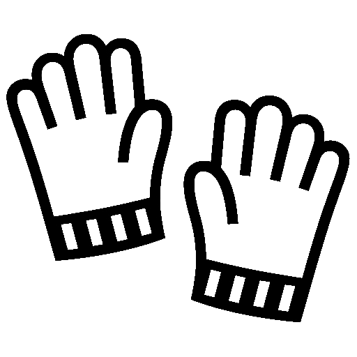 Gloves as drawn by Noto Emoji in 16.0