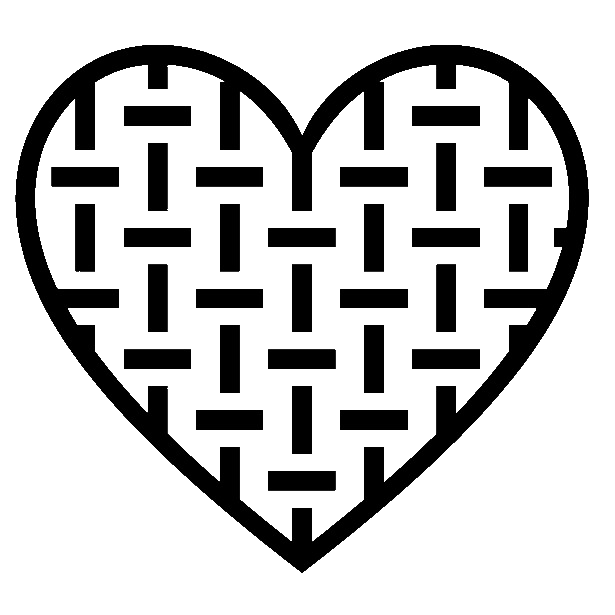 Grey Heart as drawn by Noto Emoji in 16.0