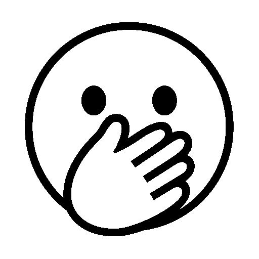 Face with Open Eyes and Hand Over Mouth, the design in this release