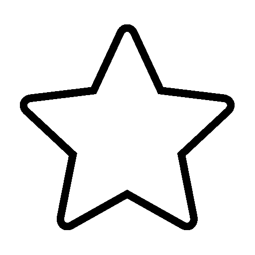 Weißer Mittelgroßer Stern as drawn by Noto Emoji in 16.0