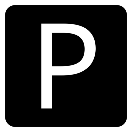 P Button as drawn by Noto Emoji in 17.0