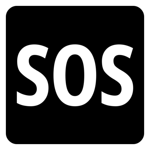 SOS Button as drawn by Noto Emoji in 17.0