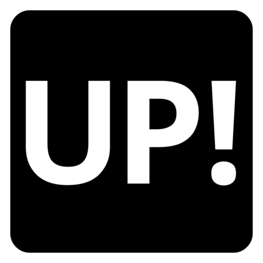 Pulsante UP! as drawn by Noto Emoji in 17.0
