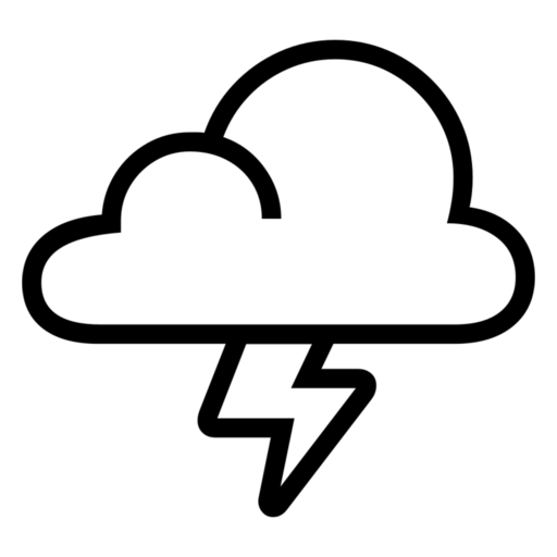 Fulmini as drawn by Noto Emoji in 17.0
