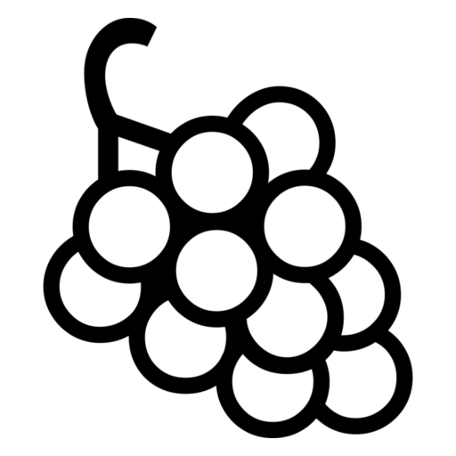 포도 as drawn by Noto Emoji in 17.0