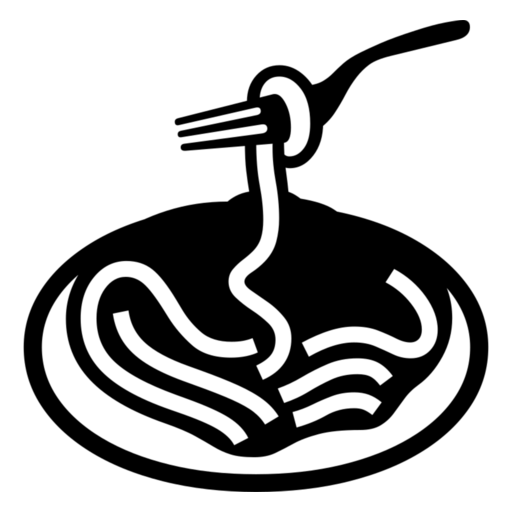 Spaghetti as drawn by Noto Emoji in 17.0