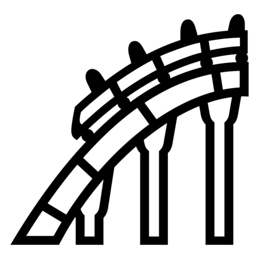 Roller Coaster as drawn by Noto Emoji in 17.0