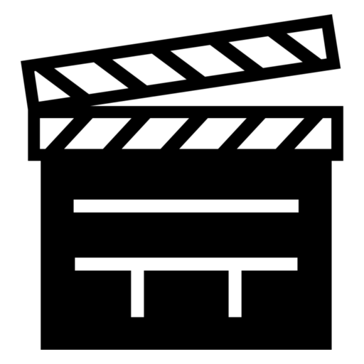 Clapper Board as drawn by Noto Emoji in 17.0