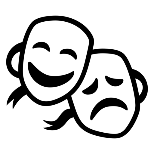 Performing Arts as drawn by Noto Emoji in 17.0