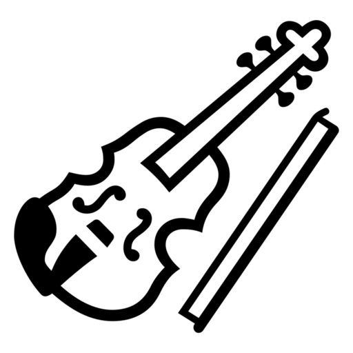 Violino as drawn by Noto Emoji in 17.0