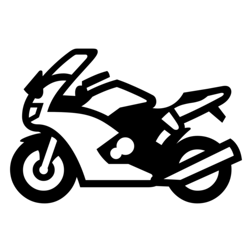 Motorcycle as drawn by Noto Emoji in 17.0