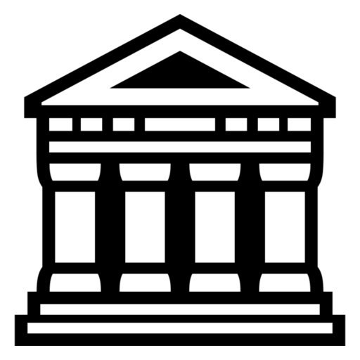 Classical Building as drawn by Noto Emoji in 17.0