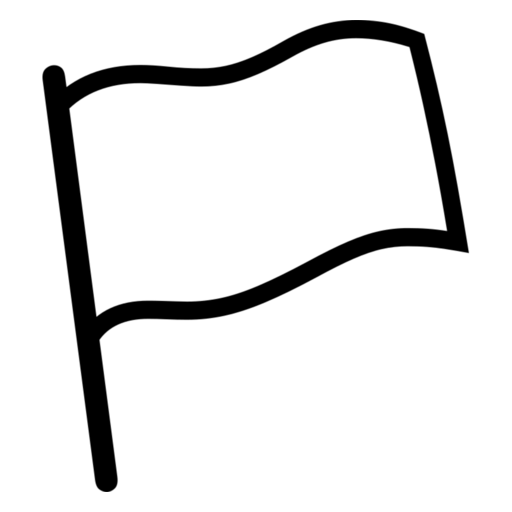 White Flag as drawn by Noto Emoji in 17.0