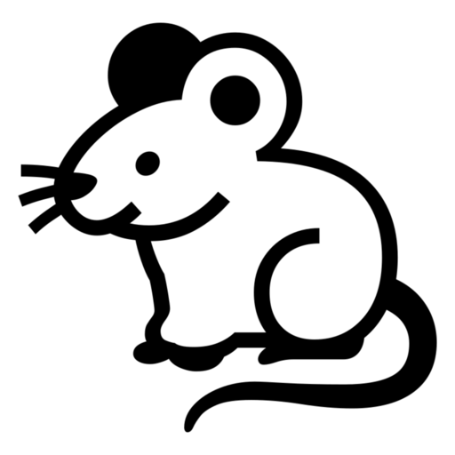 생쥐 as drawn by Noto Emoji in 17.0