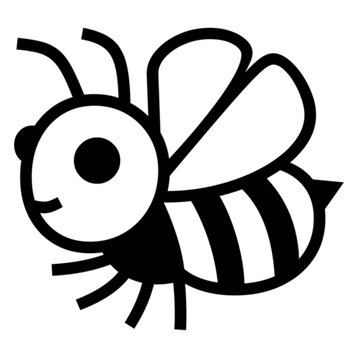 Honeybee as drawn by Noto Emoji in 17.0