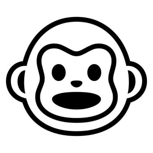 Muso Di Scimmia as drawn by Noto Emoji in 17.0
