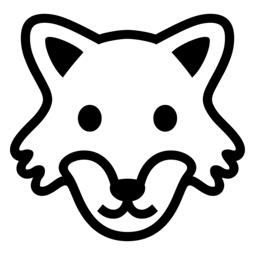 Wolf as drawn by Noto Emoji in 17.0