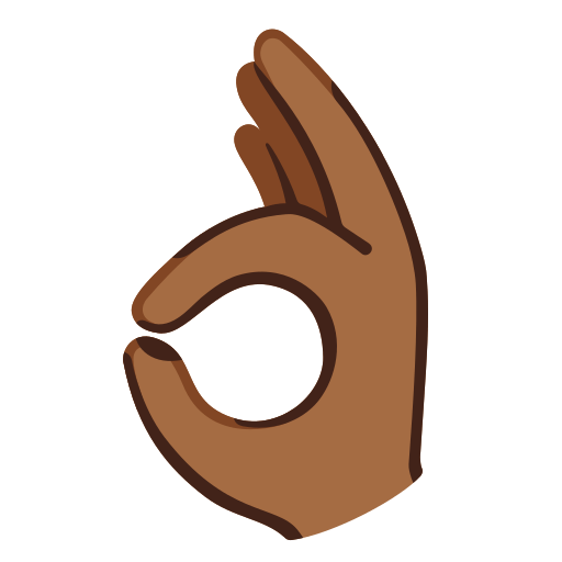 OK Hand: Medium-Dark Skin Tone, the design in this release