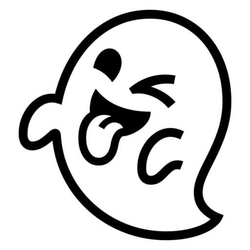 Ghost as drawn by Noto Emoji in 17.0