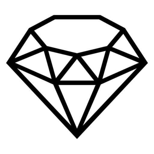 Gem Stone as drawn by Noto Emoji in 17.0