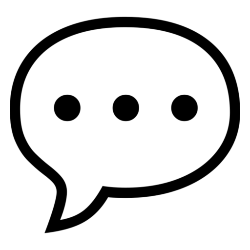 Speech Balloon as drawn by Noto Emoji in 17.0