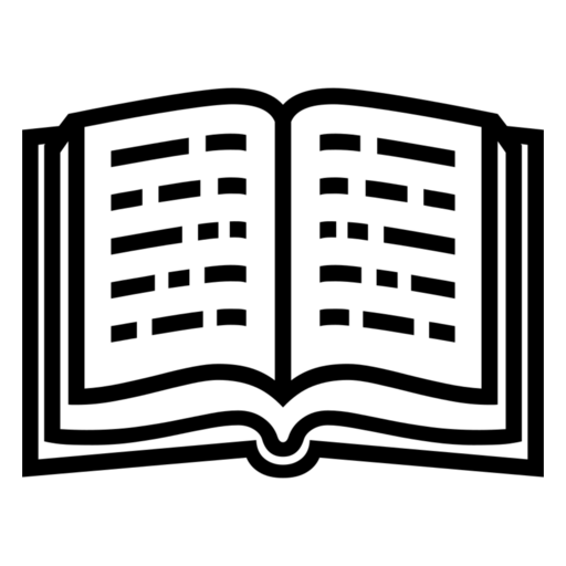 Open Book as drawn by Noto Emoji in 17.0
