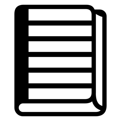 Blue Book as drawn by Noto Emoji in 17.0