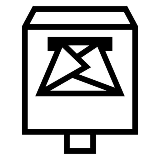 Postbox as drawn by Noto Emoji in 17.0