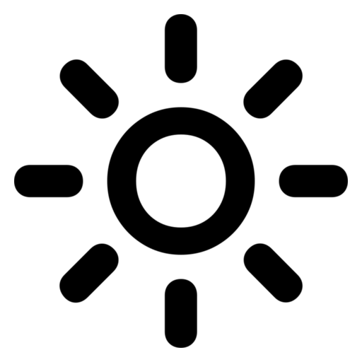 Bright Button as drawn by Noto Emoji in 17.0