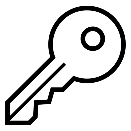 Key as drawn by Noto Emoji in 17.0