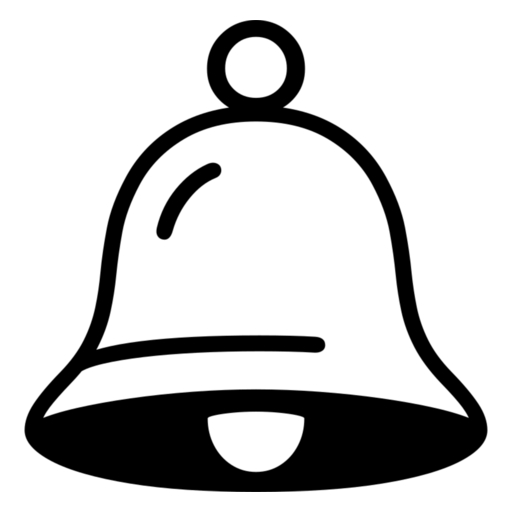 Bell as drawn by Noto Emoji in 17.0