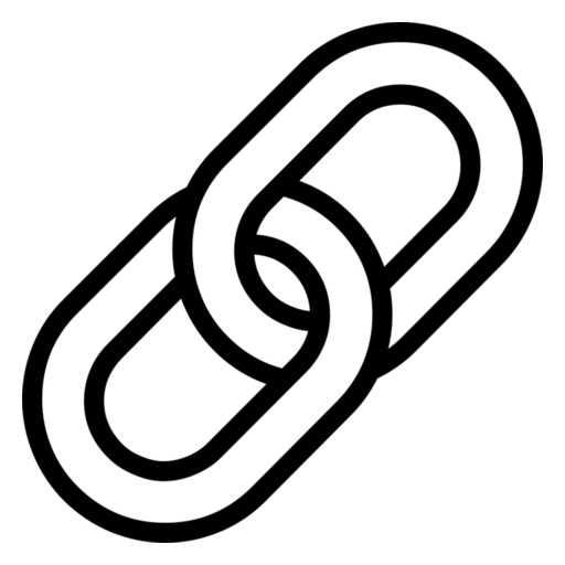 Linksymbol as drawn by Noto Emoji in 17.0