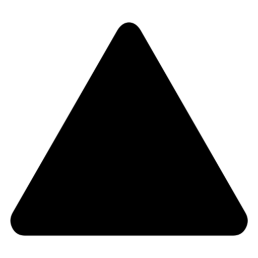 Red Triangle Pointed up as drawn by Noto Emoji in 17.0