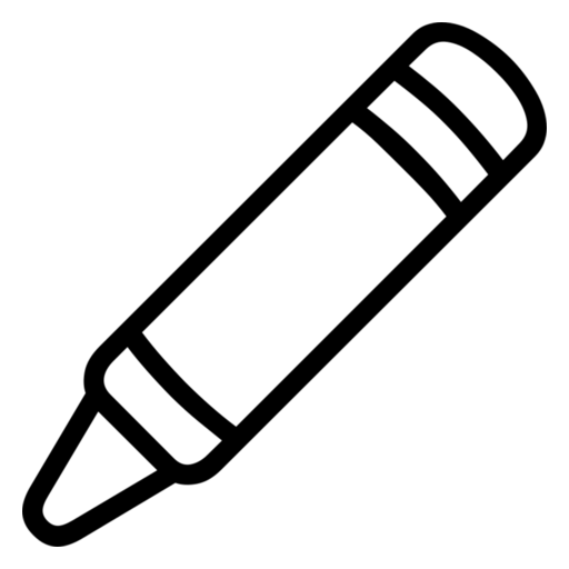 Crayon as drawn by Noto Emoji in 17.0