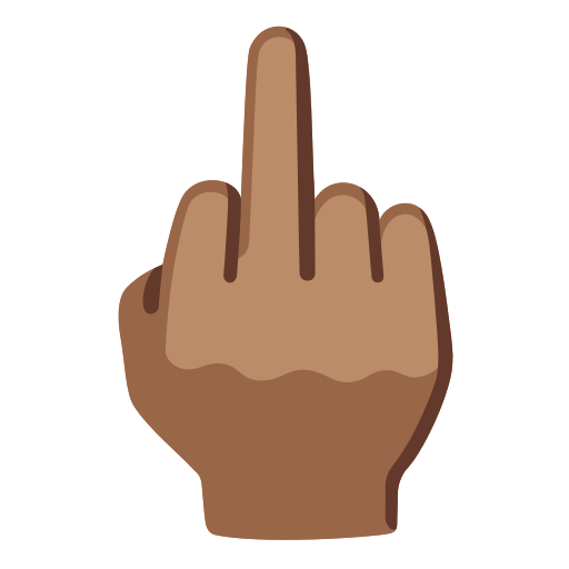 Middle Finger: Medium Skin Tone, the design in this release