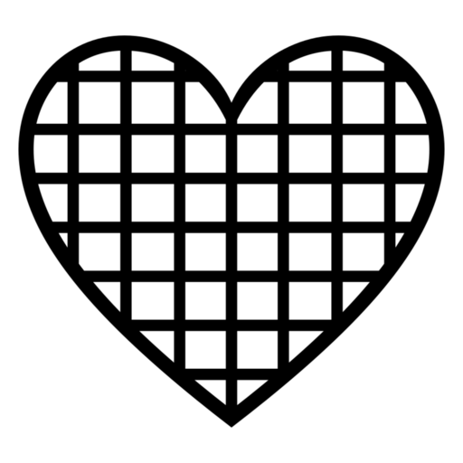 Black Heart as drawn by Noto Emoji in 17.0