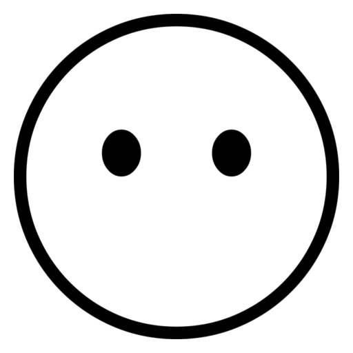 Face Without Mouth as drawn by Noto Emoji in 17.0